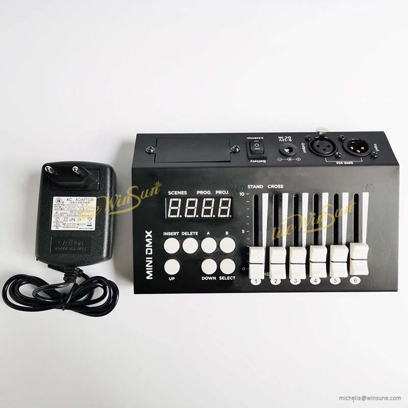 ac battery dmx controller mini desk controller dimmer