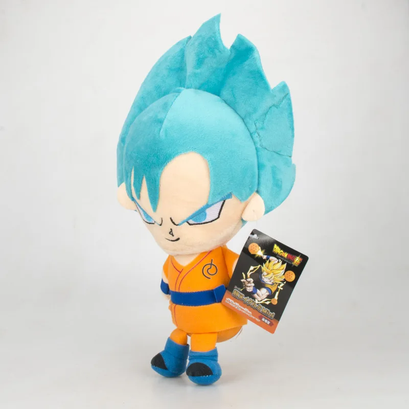 Лидер продаж Z Аниме 12-дюймовый Дракон Творческий Dragon Ball синие волосы Защита от солнца плюшевые Вегета игрушка волос