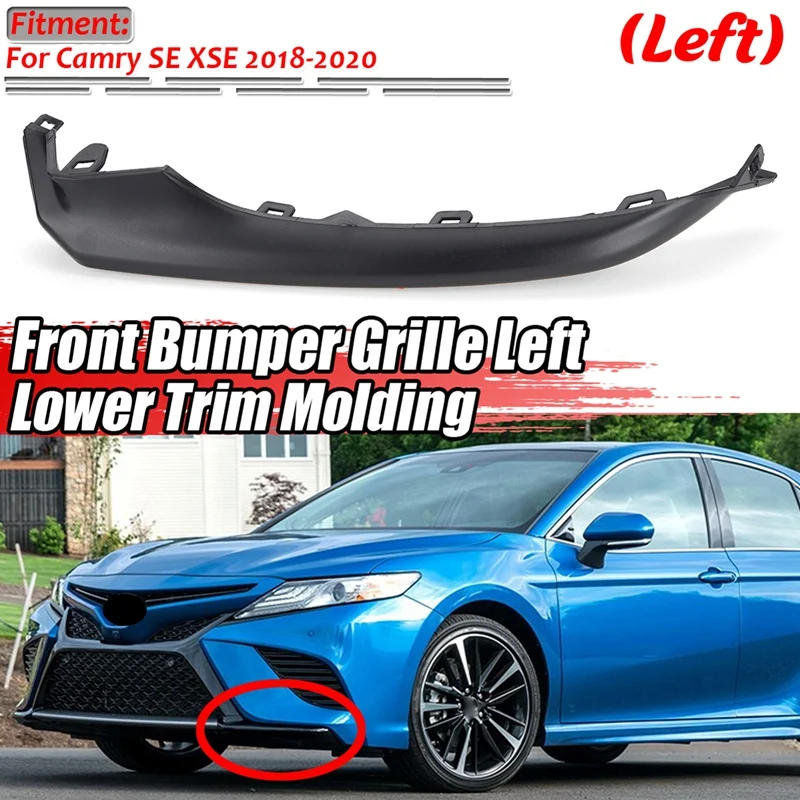 Car Front Bumper Side Lip Lower Protector Cover Trim Splitter Spoiler