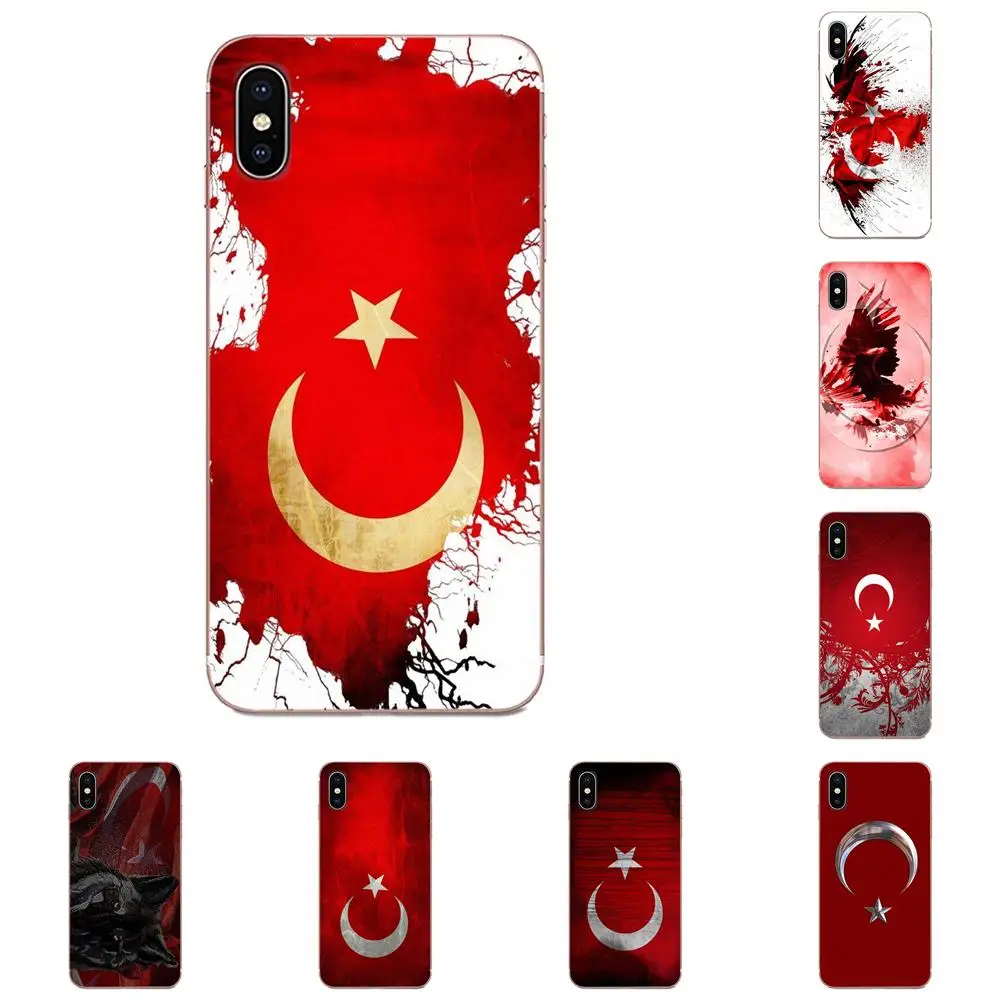 Мягкий модный сотовый Чехол с турецким красным флагом для Huawei Honor 4C 5A 5C 5X 6 6A 6X 7 7A 7C