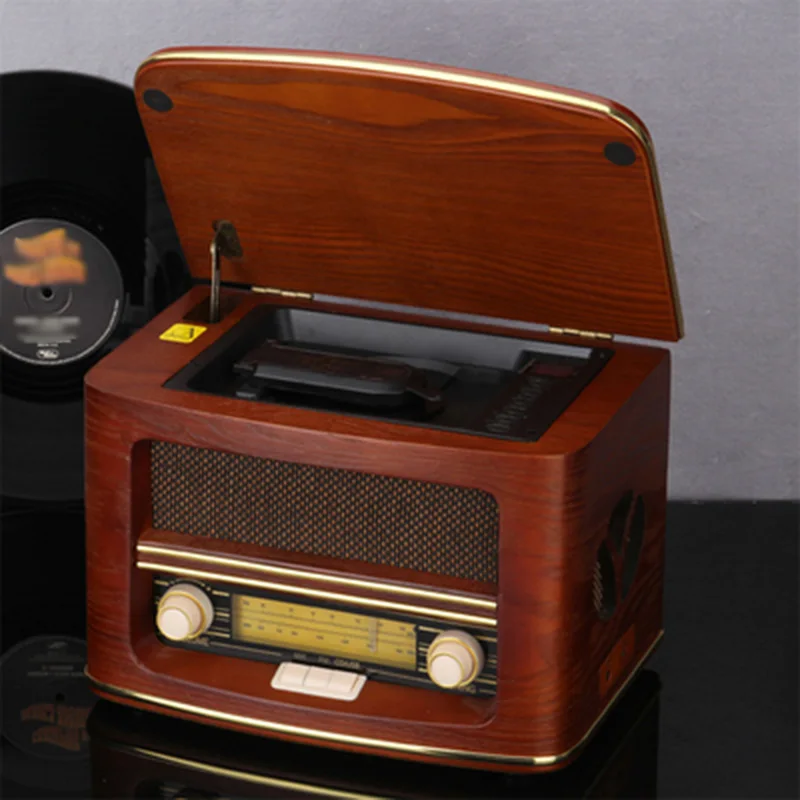 アンティーク？ レトロ プレーヤー付 ラジオ