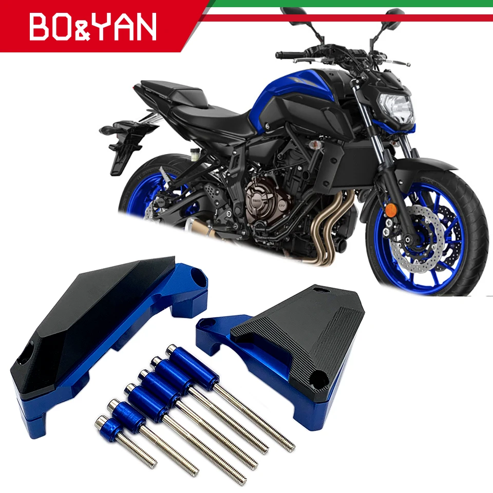 Matte Black Radiator Grille Guard Protective Cover Compatible with 2014-2017 Yamaha MT07 FZ07