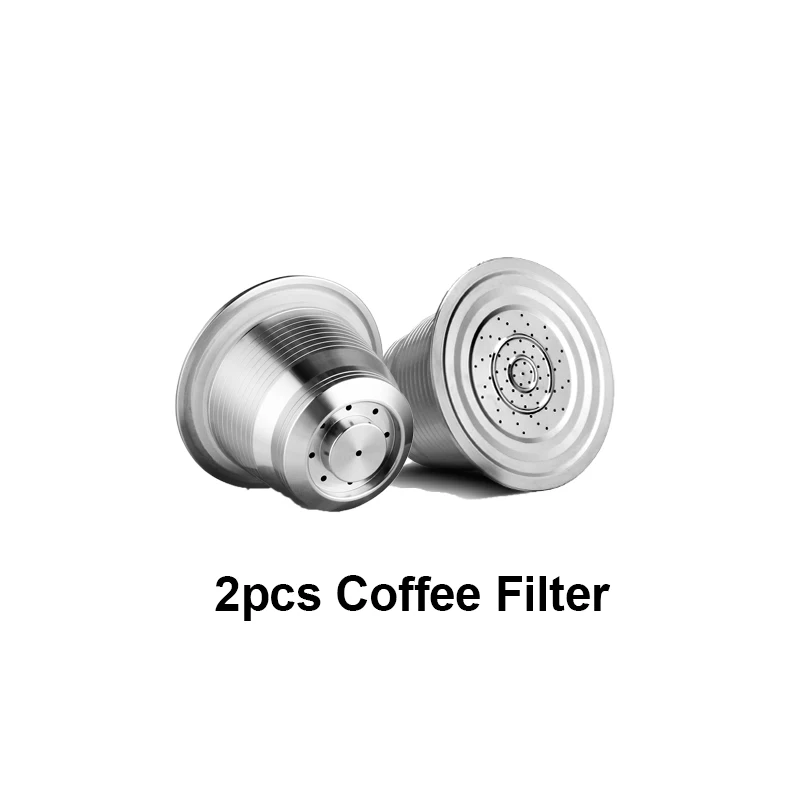 2 capsule ICafilas фильтры для кофейных капсул Nespresso из нержавеющей стали многоразовые кофейные чашки капсулы для Nescafe машины кухонные аксессуары - Цвет: 2 capsule