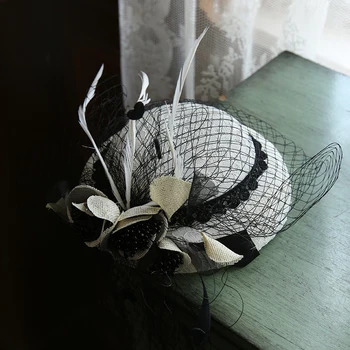 

Mingli Tengda Wedding Small Formal Hat Grace Lady Hats Women Elegant And Fascinators Bridal Accessories Birdcage Veil Tiara Cap