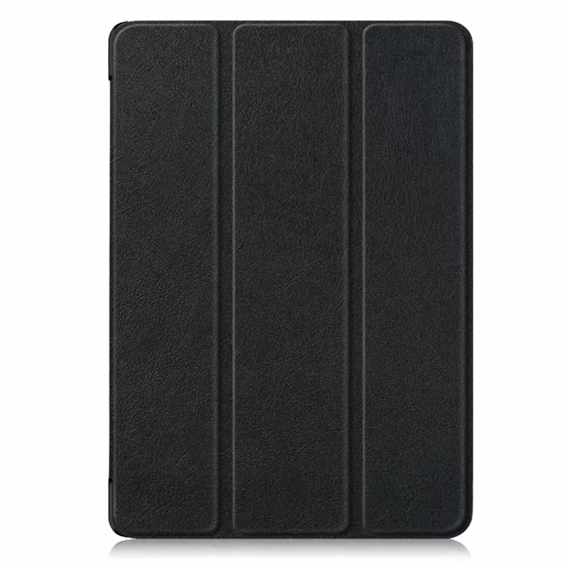 Black Чехол для iPad 10,2, чехол с держателем для карандашей, передняя часть из искусственной кожи+ мягкое защитное покрытие из ТПУ для iPad 7th Generation - Цвет: Black