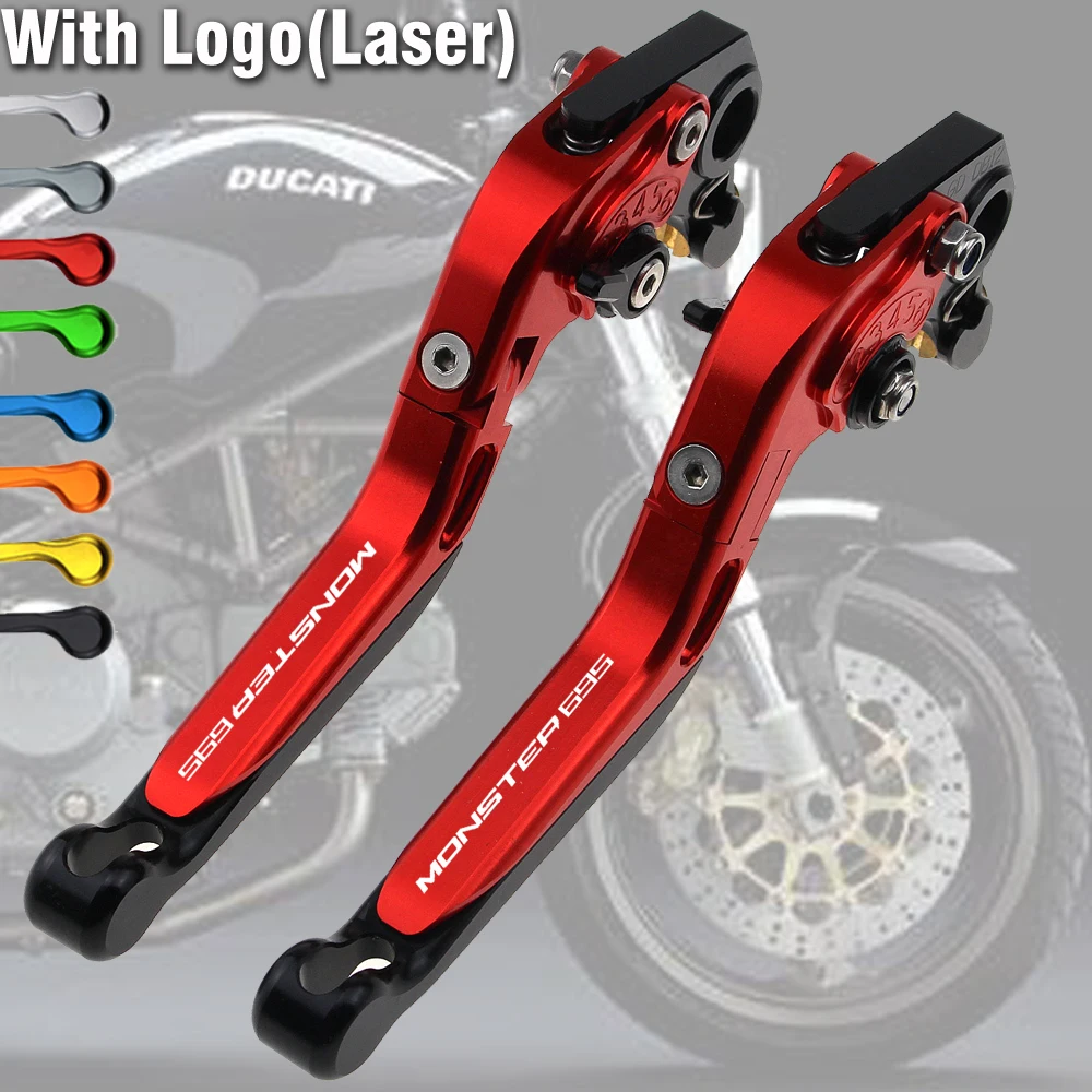 

New Collections Motorcycle CNC Foldable Extendable Brake Clutch Levers for DUCATI MONSTER 695 Monster695 2007-2008