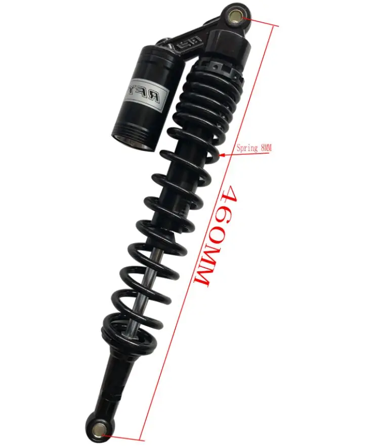 Универсальные амортизаторы для мотоциклов Honda Yamaha Suzuki kawasaki 1 пара 8 мм весна 440 450 460