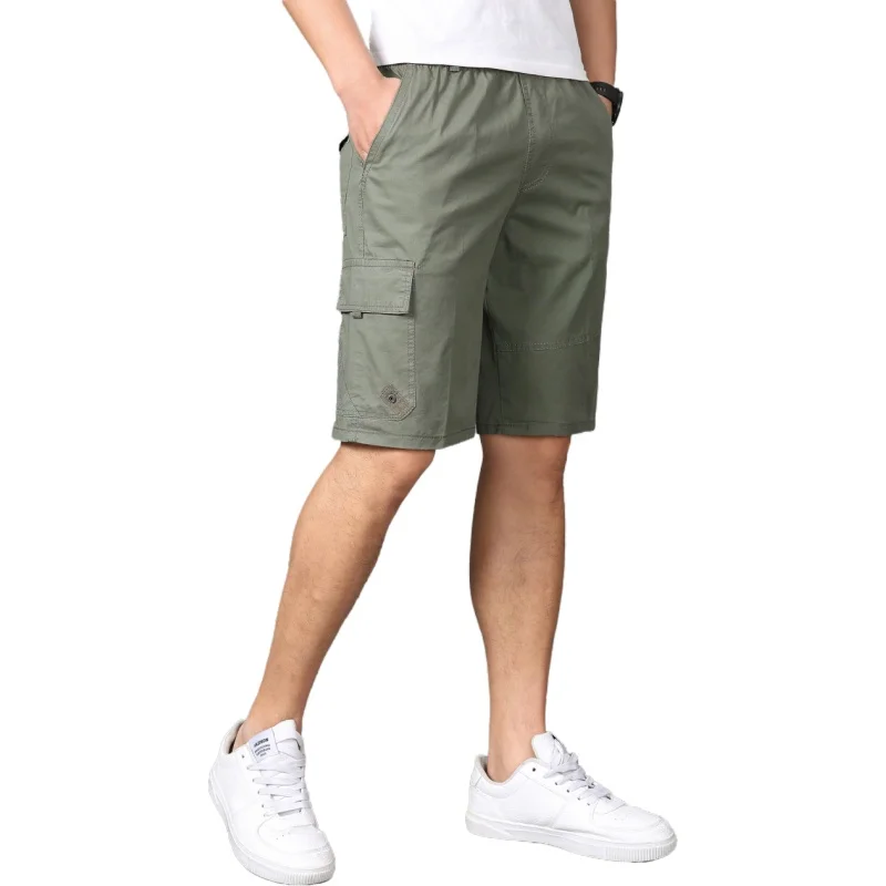 

New Summer Cargo Shorts Men Casual Shorts Loose Fat Guys Work Shorts Plus Size 5XL pantalon trabajo hombre