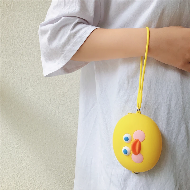purse Women Wallet Small Silicone Purse Female Circle Mini Cute Earphone Box Ladies Zipper Money Pouch Portable Makeup Clutch Bags - Цвет: purse