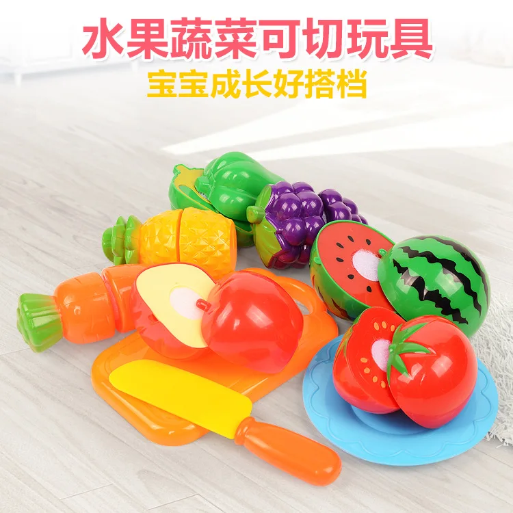 

Children'S Educational Early Childhood Fruit & Vegetable Slicer Cutting Toy Play House Kitchen Toy OPP Bag