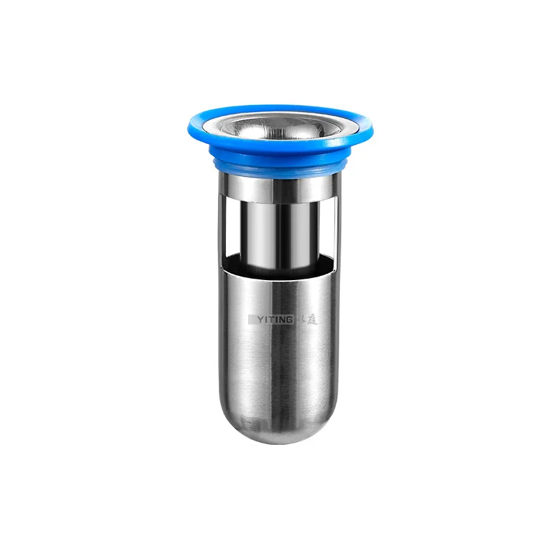 Floor Drain Core YITING SUS304 Stainless Steel Deodorant And Insect Proof Deep Water Seal U-type Toilet Sewer