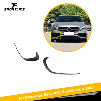 

Front Bumper Fins for Mercedes-Benz A Class W177 Sedan A45 AMG 2016 - 2018 Carbon Fiber Canards Splitters