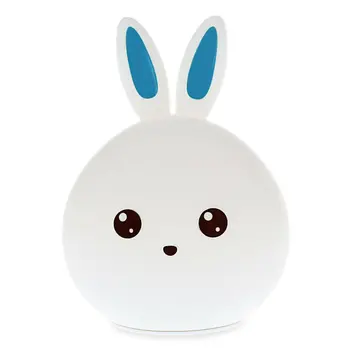 

GT001 Rabbit Lamp Bunny LED Night Light Children's Nightlight Baby Sleeping Bedside Lamp USB Silicone Tap Control Touch Sensor