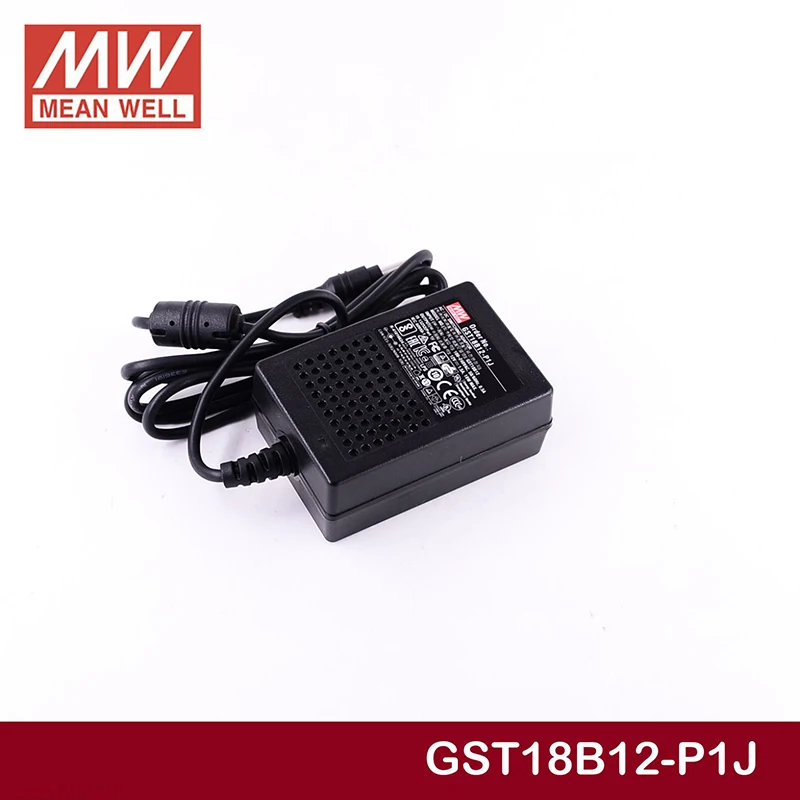 MEAN WELL GST18B15-P1J промышленный рабочий стол адаптер 15 в 1.2A 18 Вт Meanwell уровень VI