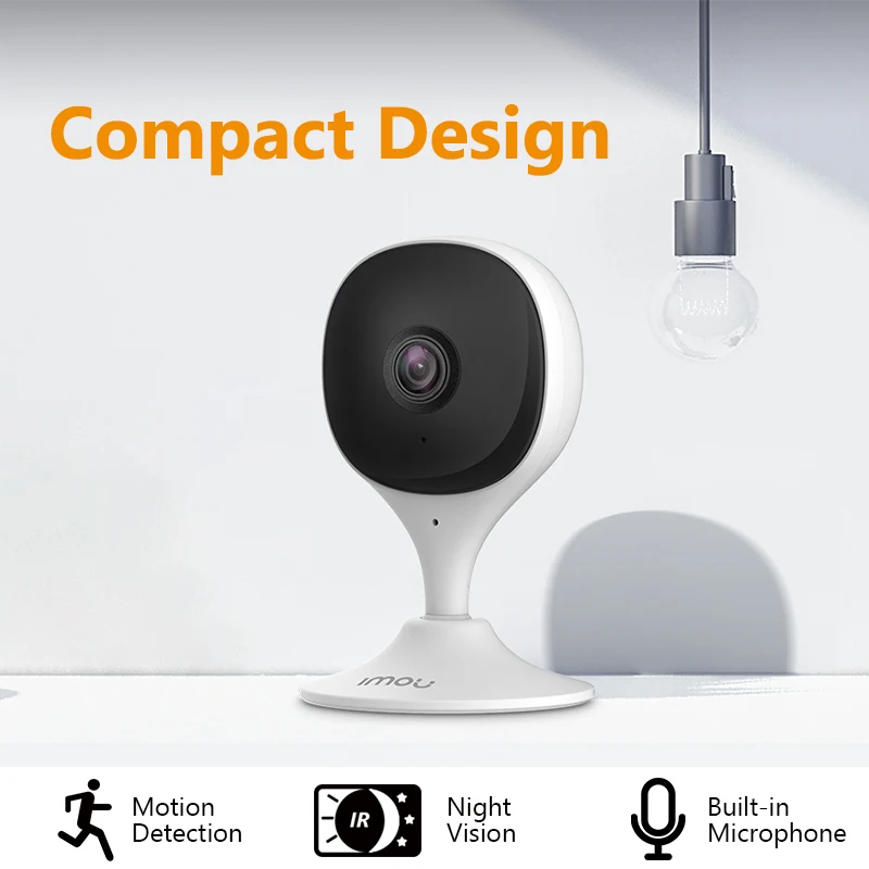 Imou Cue2C Мини домашняя Wifi ip камера Компактная и умная ненормальная звуковая