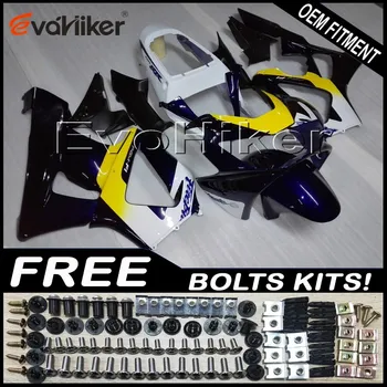 

Custom motorcycle fairing for CBR929RR 2000-2001 ABS plastic motorcycle panels Injection mold blue black white+Gifts