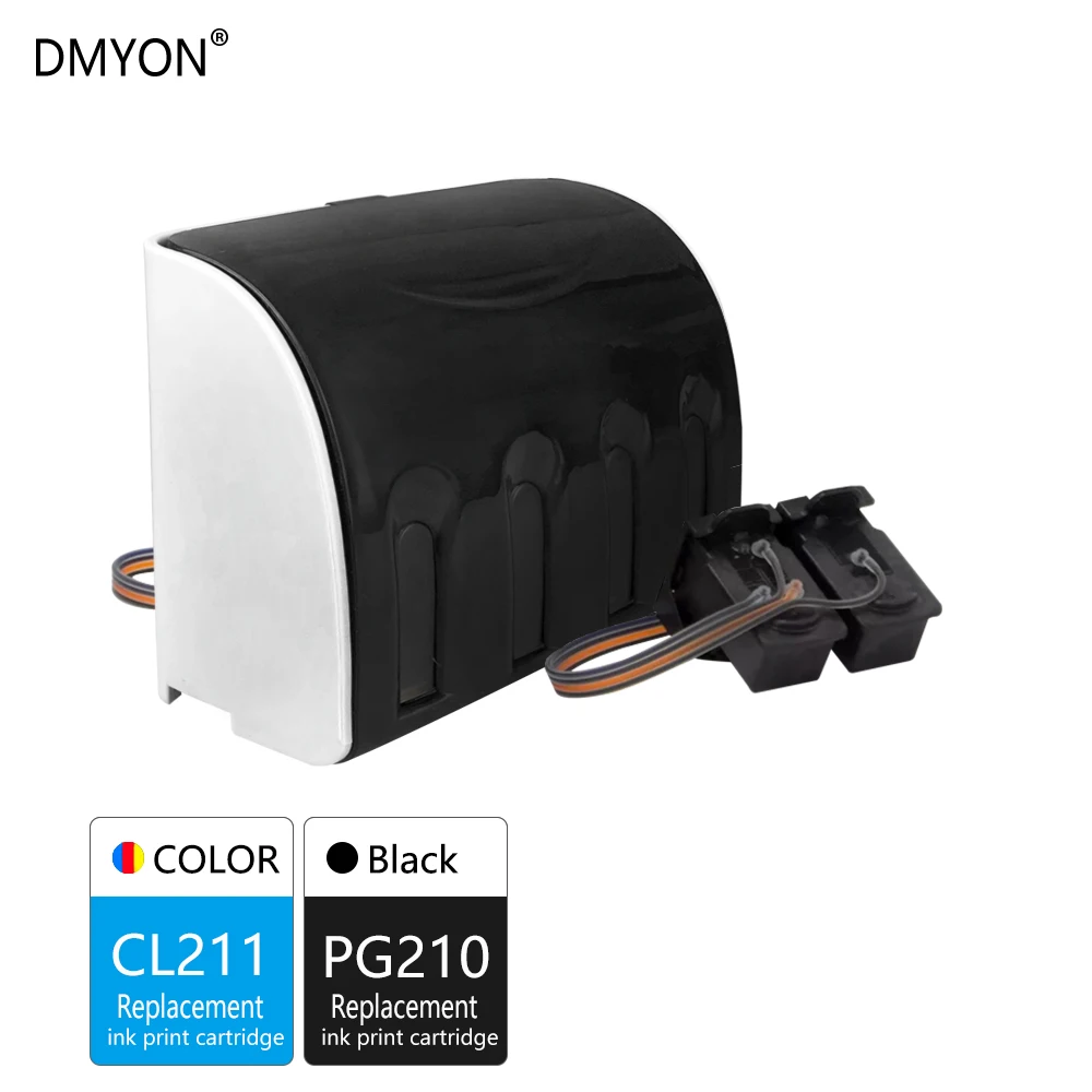 DMYON Замена для Canon PG210 CL211 СНПЧ чернила IP2700 IP2702 MP240 MP250 MP260 MP270 MP280 MP480 - Цена: 