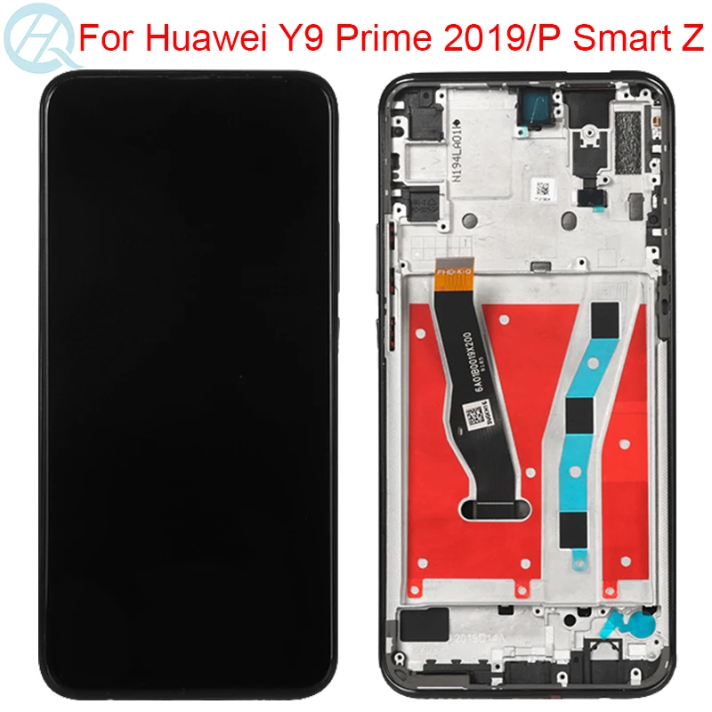 Оригинальный ЖК дисплей P Smart Z для Huawei Y9 Prime 2019 с рамкой 6 59 дюйма Honor 9X сенсорный