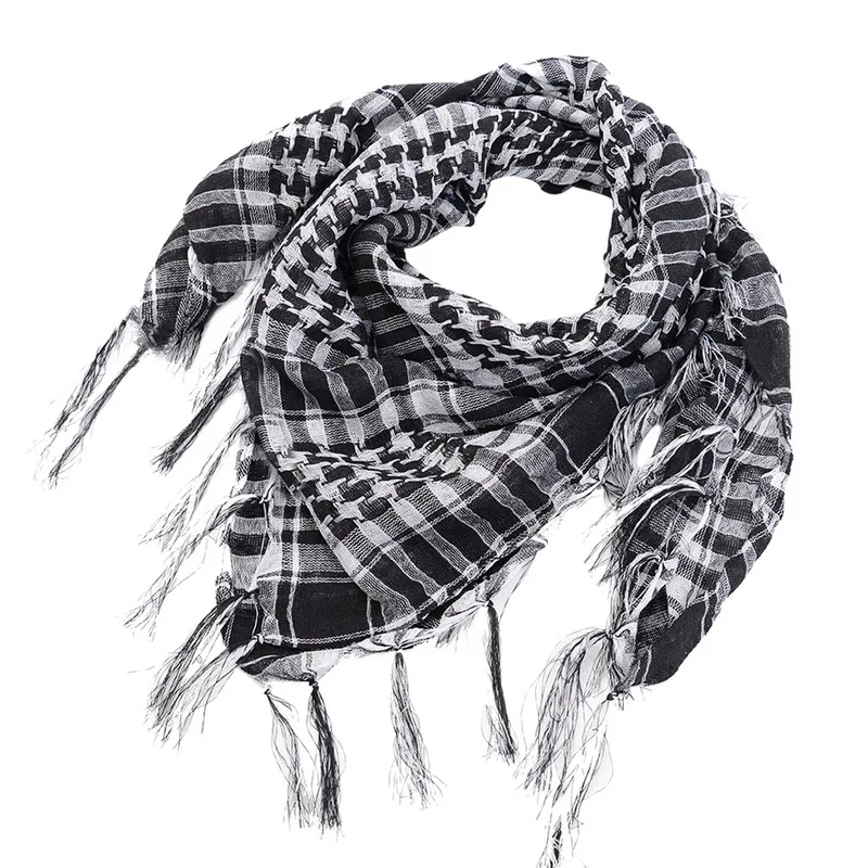 2021 New Fashion Scarves Fashion Women Men Unisex Arab Shemagh Keffiyeh Scarf Palestine Shawl Wrap Scarves Dropship