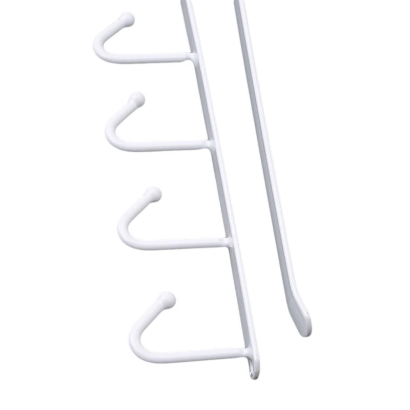 Useful Kitchen Cupboard Storage Rack Cupboard Shelf Hanging Hook Organizer Closet Clothes Glass Mug Shelf Hanger Wardrobe Holder