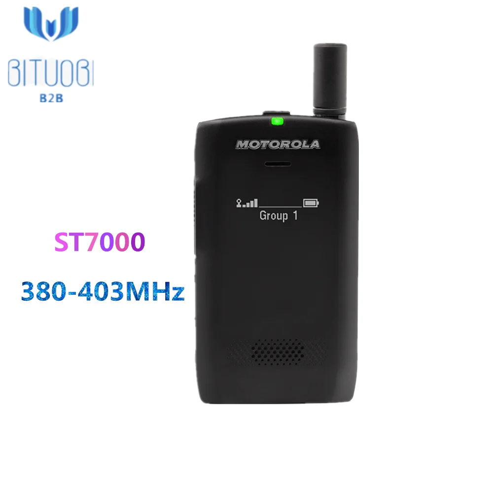 Горячая продукт ST7000 маленький TETRA радио 380-403MHz 800MHz walkie talkie с gps Bluetooth удобно носить с собой - Цвет: 380-403MHz