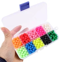 

Fishing Beads Lure Kit 4mm 5mm 6mm Luminous Fishing Floats Night Glow Beads Fishing Tackle Lures Bead Bait Pasca Accessories Set