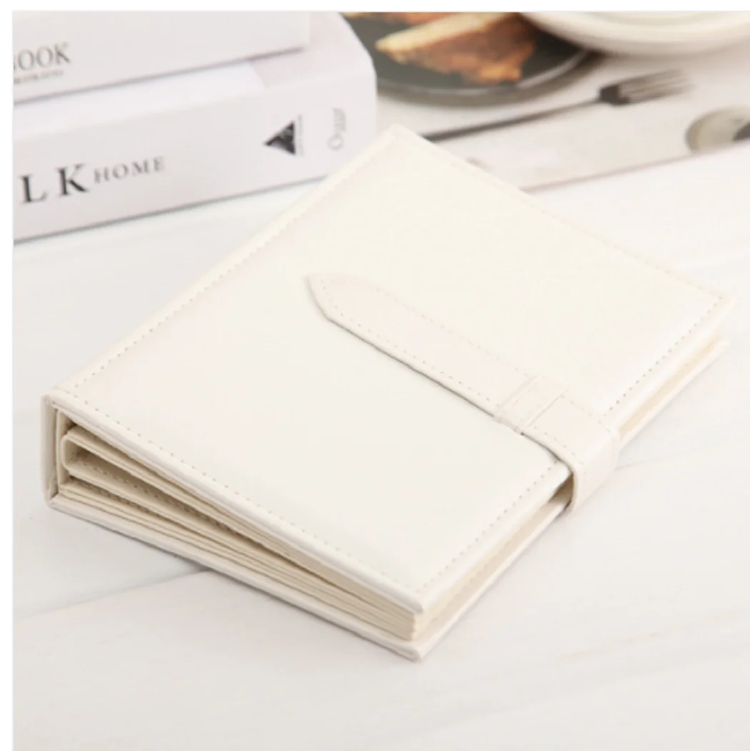 Creative Jewelry Box Storage Organizer Case Earring Necklace Holder Book Design Storage Boxes - Цвет: Белый