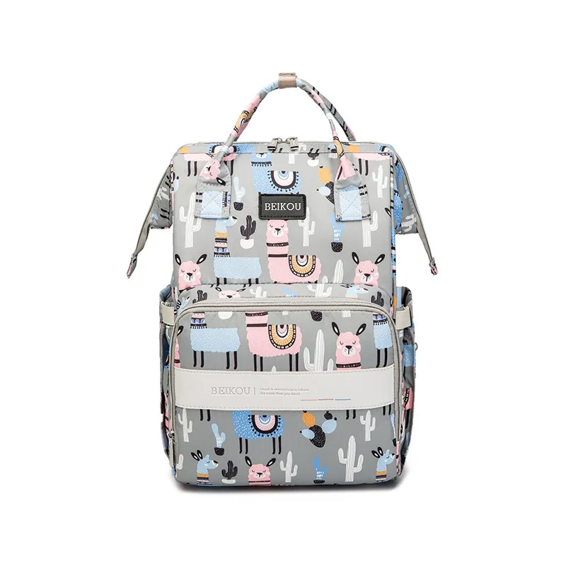 Mummy Nappy Diaper Bag Baby Travel Changing Nursing Backpack Waterproof USB function diaper bags Durable Oxford Backpack