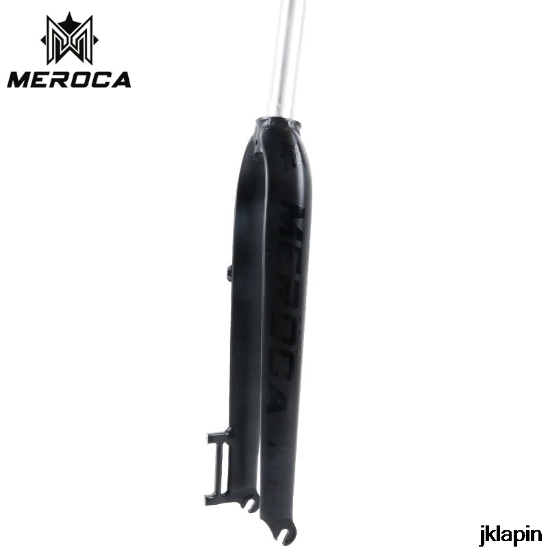 MEROCA M6 MTB горный велосипед Байк Ультралегкая твердая вилка 26/27. 5/29 дюймов дисковый тормоз PM Велосипедная вилка Алюминий сплав счетчик курсор