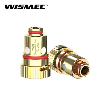 

Original Wismec Coil WV-M 0.3ohm/WV01 Single 0.8ohm Coil for R80 Kit Electronic Cigarette coil head 5pcs/lot
