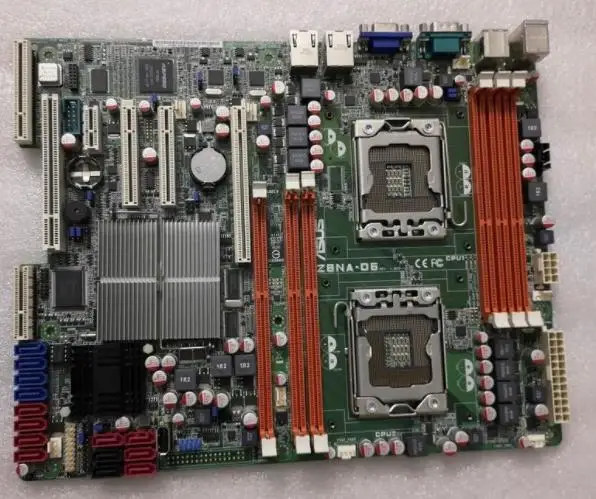 ASUS оригинальная материнская плата LGA 1366 DDR3 X58 для Core i7 Extreme/Core 24 ГБ десктопная |