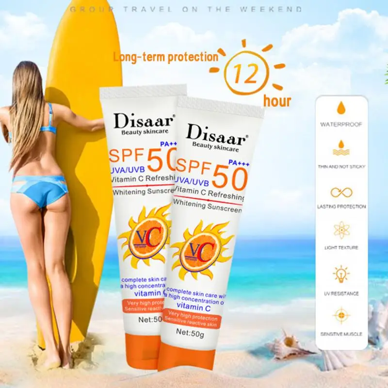 Солнцезащитный крем Disaar для лица отбеливающий солнцезащитный SPF 50 +/60 +