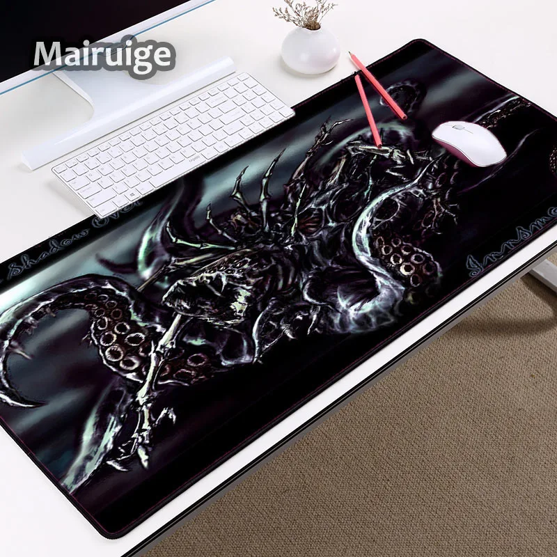300x800x2mm Коврик для мыши Cthulhu с рисунком монстра для любителей Cthulhu, большой компьютерный ноутбук, клавиатура, Настольный коврик, игровой коврик для мыши с инопланетянами - Цвет: 300x800x2mm