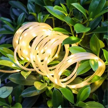 

Fairy Lights Holiday LED String Lights Christmas Lights Outdoor Solar Waterproof Rope Tube LED Garland Decoration Party Wedding