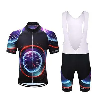 Jersey and Pants Летние велосипедные Джерси pro team мужские нагрудники комплект велосипедной одежды короткий комплект велосипедной одежды платье мужской костюм MTB mallot - Цвет: Jersey and Pants