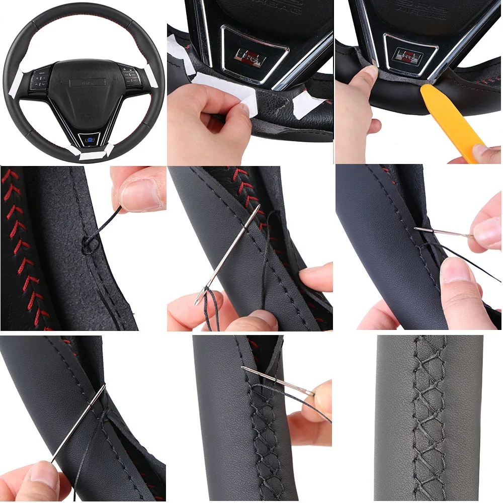Чехол на руль для Mazda 3 Axela 2008 2013 CX 7 CX7 2010 2016 5 2011 6 Atenza 2009 2013/|steering wheel cover|wheel coverwheel steering
