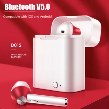 

Tws Wireless Bluetooth 5.0 Earphone Mini Earbuds With Mic Charging Box Sport Headset For Phone Bloototh earphones Headphone