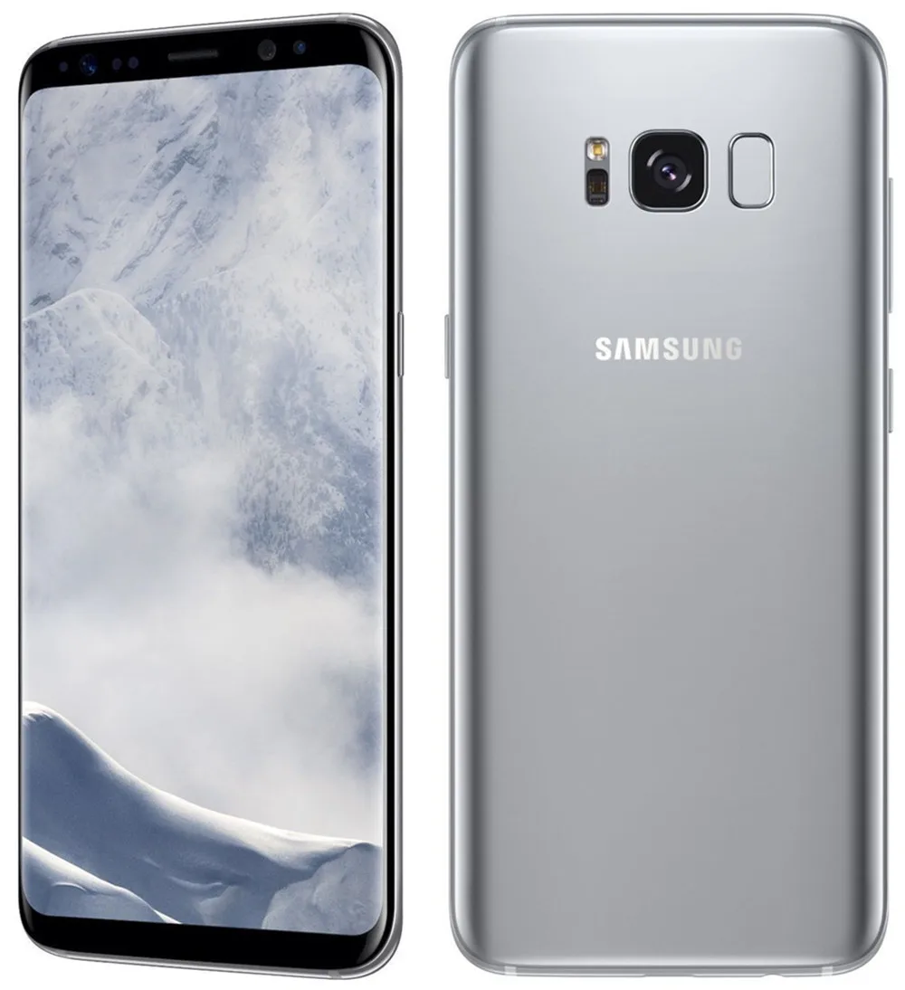Разблокированный телефон samsung Galaxy S8 Plus S8+ G955U, 4 Гб ОЗУ, 64 Гб ПЗУ, Восьмиядерный процессор 6,2 дюйма, NFC, отпечаток пальца - Цвет: Серый
