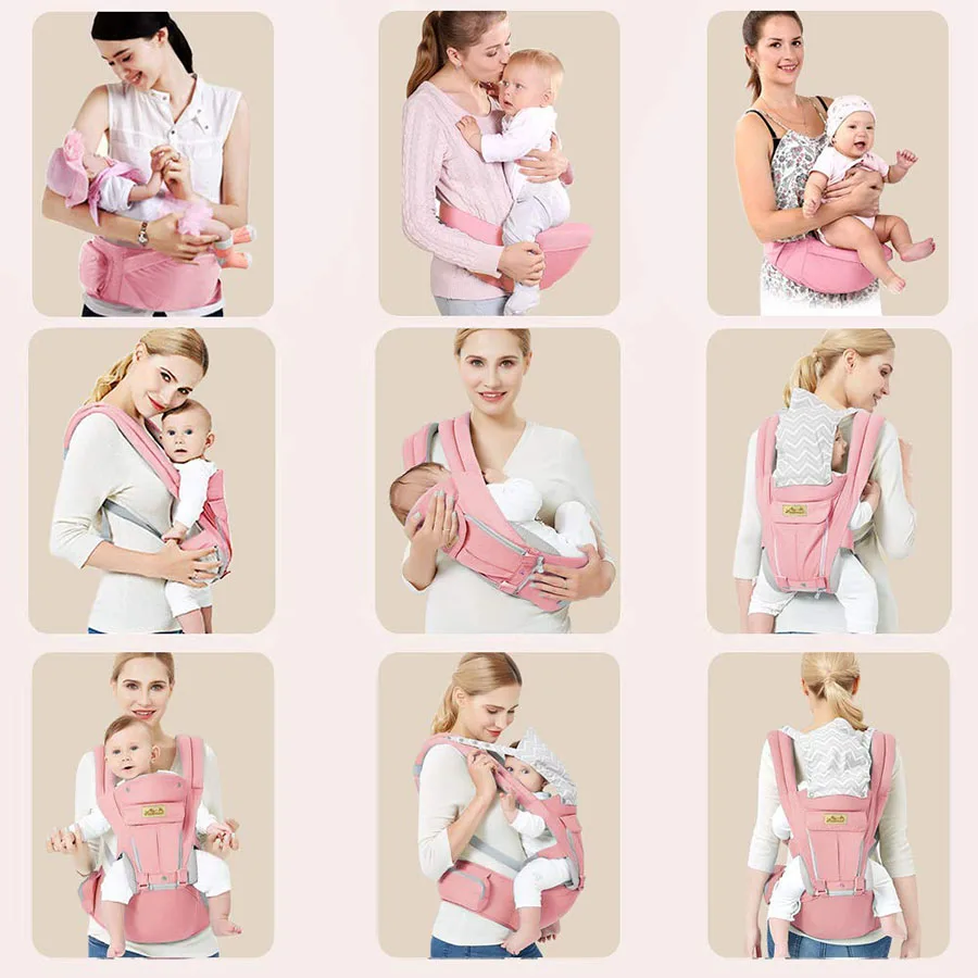 Viedouce ergonomic front facing baby newborn wrap hipseat carrier nest organic breathable sling waist cotton baby carrier bag Viedouce ergonomic front facing baby newborn wrap hipseat carrier nest organic breathable sling waist cotton baby carrier bag