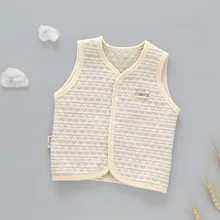 Весенний стильный цветной хлопковый Мужской Детский жилет теплый стеганый жилет для маленьких девочек детская одежда, хлопок, пальто