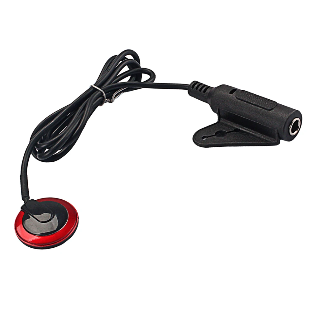 6.35mm Piezo Transducer Contact Mic Pickup For Guitar Violin Ukulele Banjo String Instrument