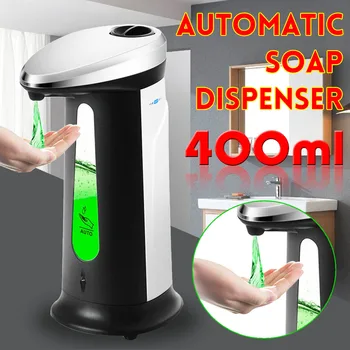 

NEW 400ML Automatic Liquid Soap Dispenser Smart soap dispensador Touchless ABS soap Dispenser for Kitchen Bathroom