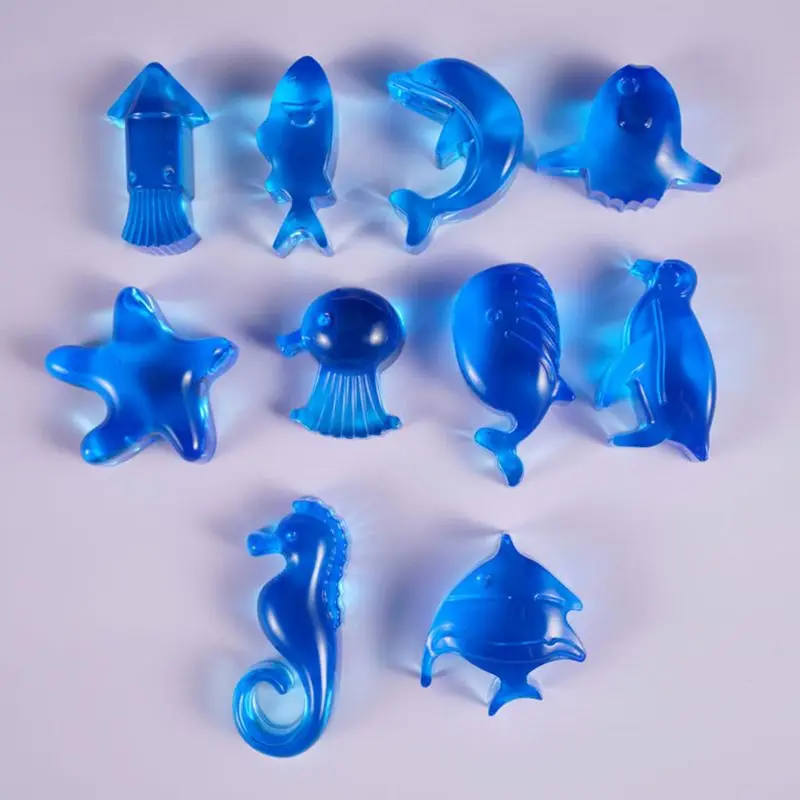 Beste DIY Sieraden Marine Stijl Kristal UV Epoxy Schimmel Creatieve Zeester Pinguïn Vorm Collection Siliconen Mallen
