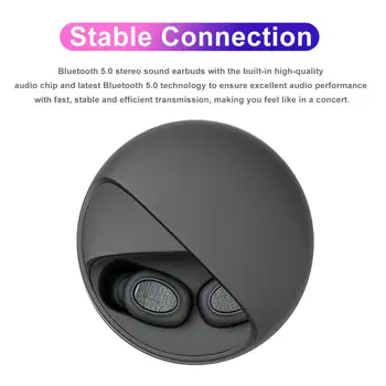 

Yh-03 True Wireless Bluetooth Earphone Stereo Portable Mini In-Ear Headphones Automatic Pairing Earphone With Charging Box