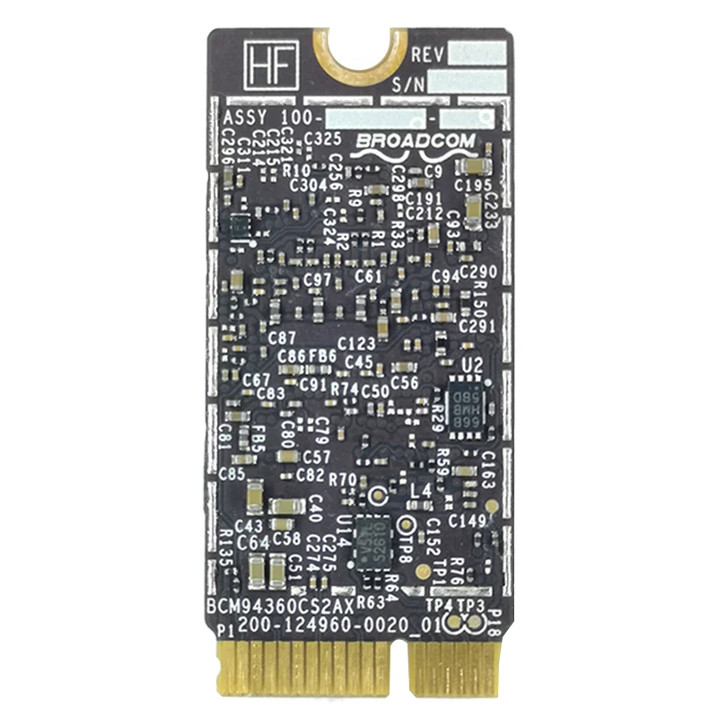 AAAJ-Новинка BCM94360CS2 Беспроводная-AC Wi-Fi Bluetooth BT 4,0 Карта Аэропорта 802.11Ac для Macbook Air 11 дюймов A1465 13 дюймов A1466 2013 MD