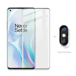 На Алиэкспресс купить стекло для смартфона full cover tempered glass + camera protector for oneplus 8 pro 7t 7 6t 6 5t one plus 8pro protective film