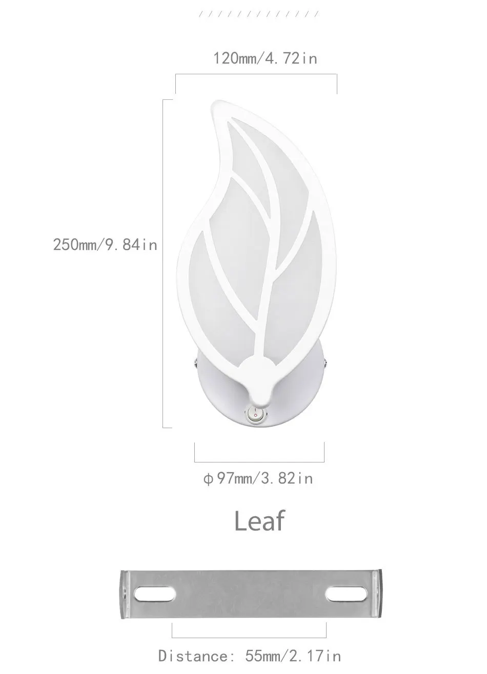 Wall Lamps Sconce With Switch Bedroom Home Modern Bathroom Indoor Lighting Wall Sconces luminaire Deco Stairs LED Wall Lights (10)