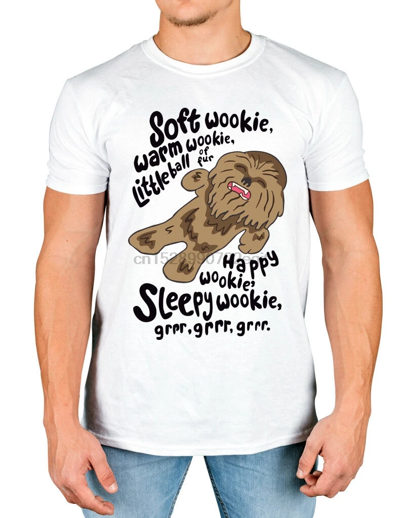 Мягкая теплая смешная футболка Wookie с маленьким меховым помпоном подарок для