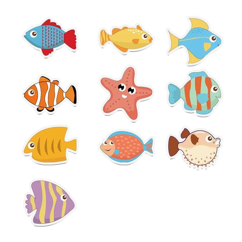 

10pcs/set 3D Cartoon Waterproof Antiskid Bath Crock Bathtub Wall Dining table Floor Stickers Children Home Decoration Gift