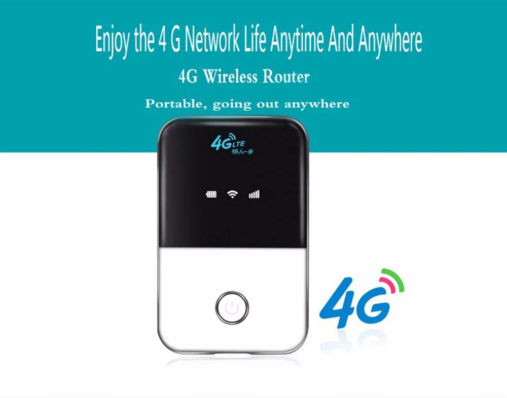 Tianjie 4G Wifi Router Mini 3G Lte Rechargeable Battery Wireless Portable Pocket Mobile Hotspot Car Wi-Fi With Sim Card Slot